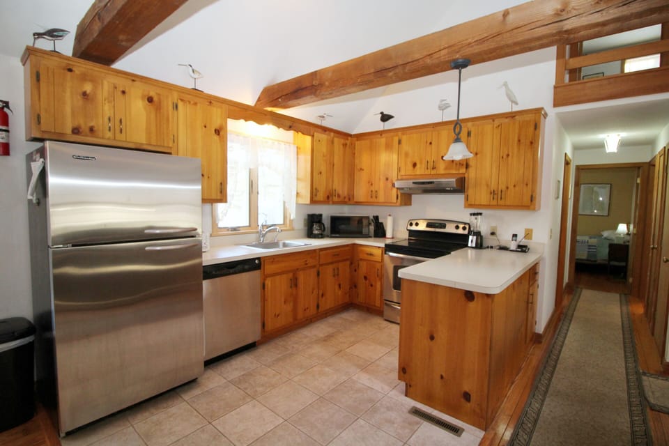 Kitchen with stainless appliances