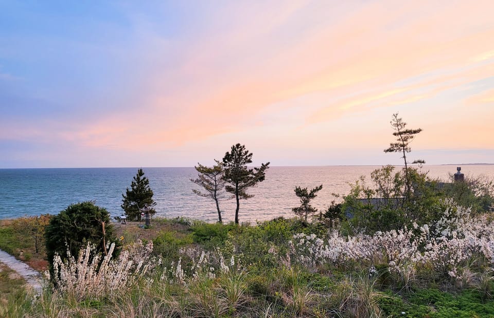 Watch the sun set over Cape Cod Bay from the property