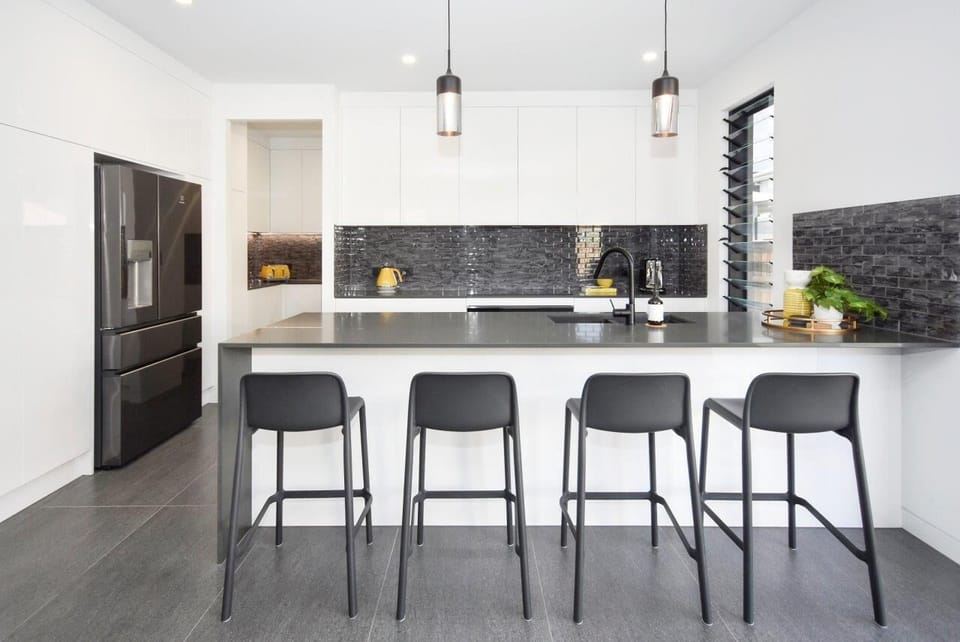Spacious Kitchen tastefully styled