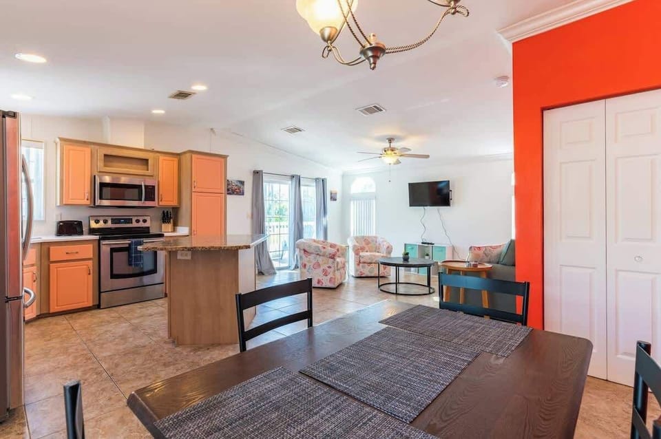 Living Room and Kitchen View
