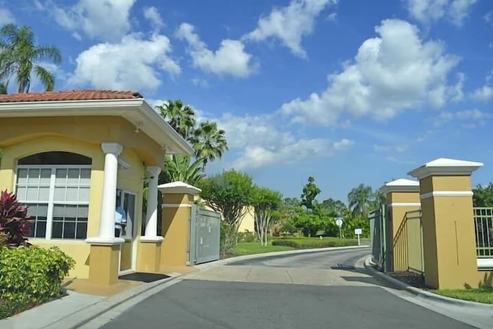 Resort Security Gate and Community Entrance