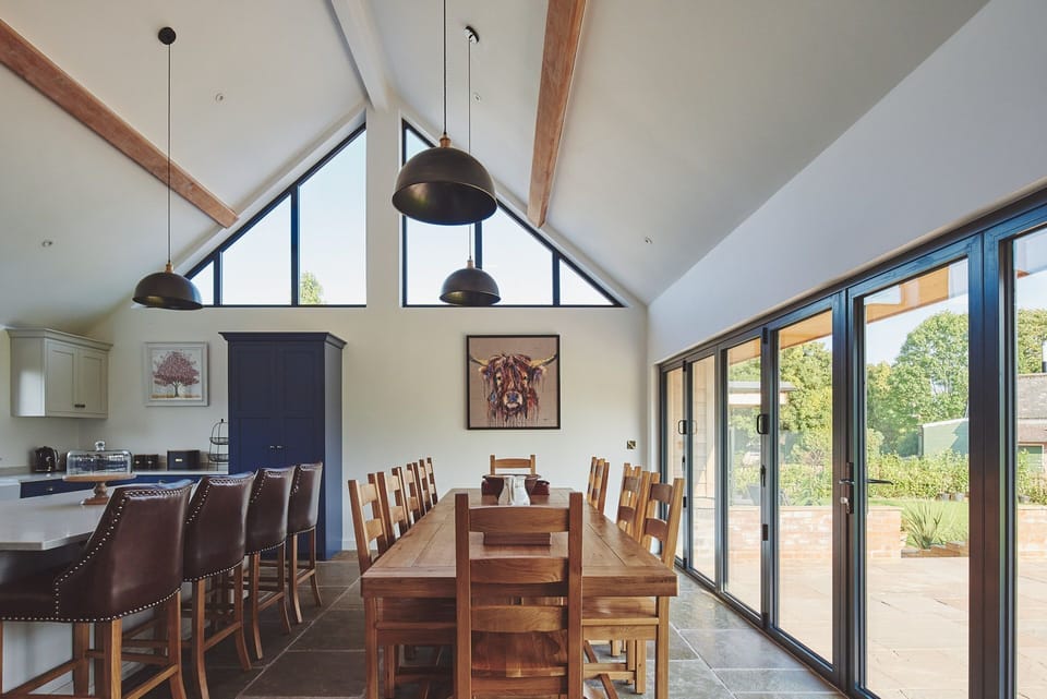 The kitchen at Big Barn, Welsh Borders
