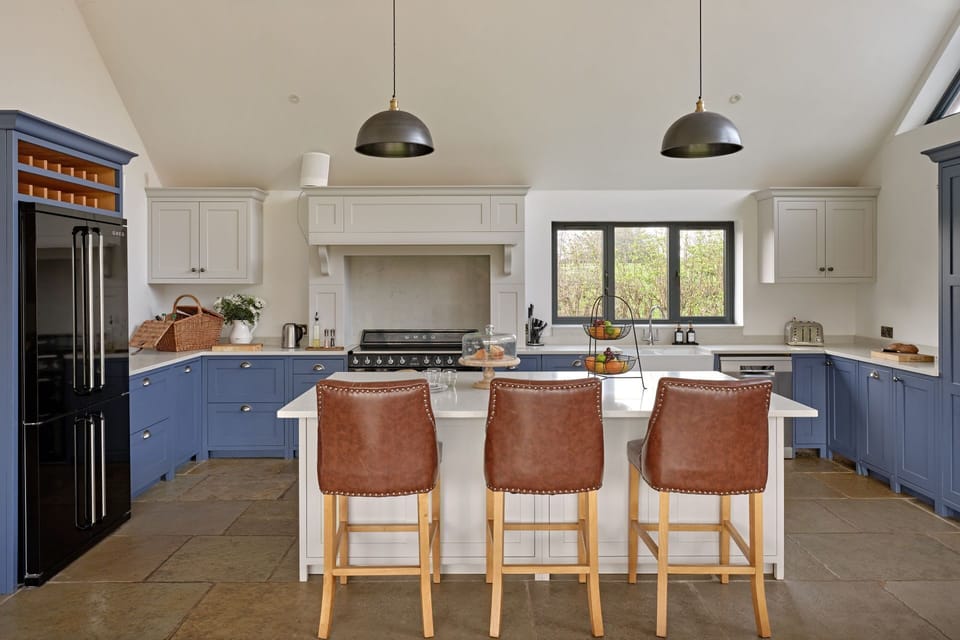 The kitchen at Big Barn, Welsh Borders