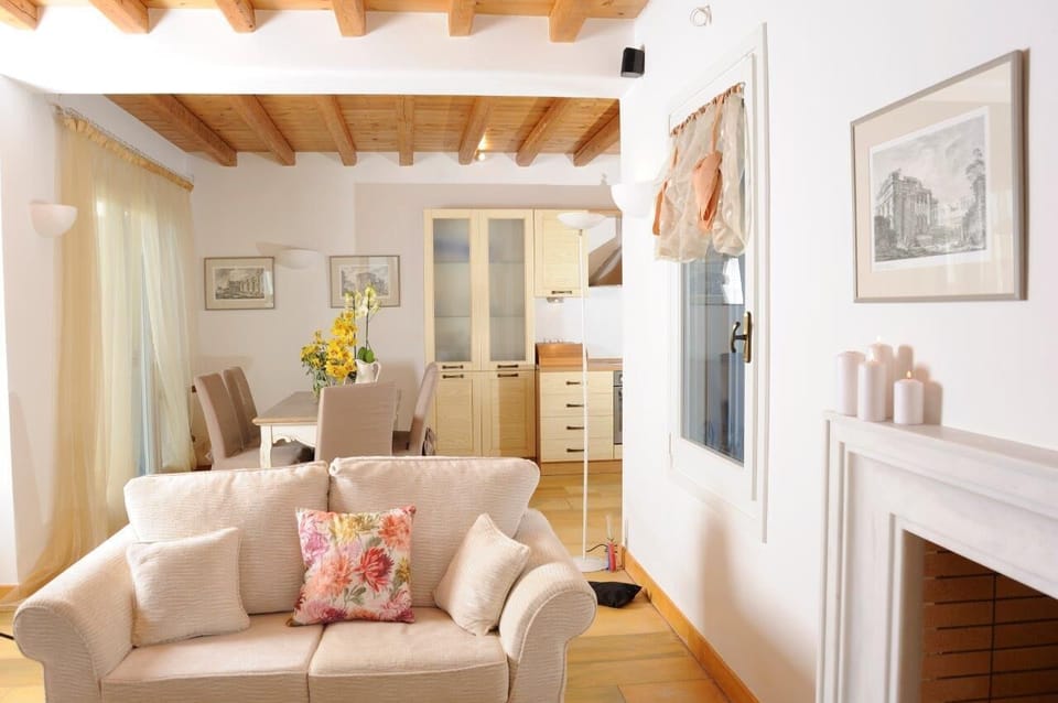 A seamless blend of comfortable living and charming kitchen style