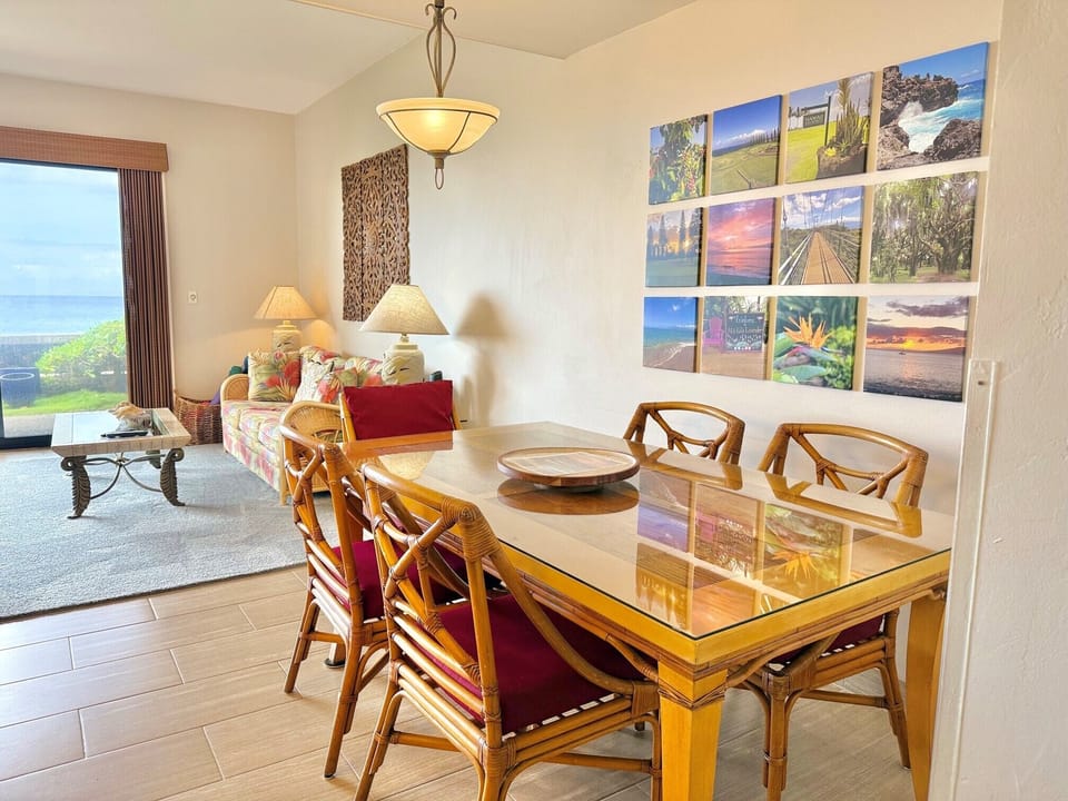 Dining Table & Partial Living Area