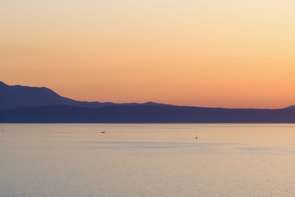 Enjoy drinks at sunset on your private roof terrace overlooking the sea