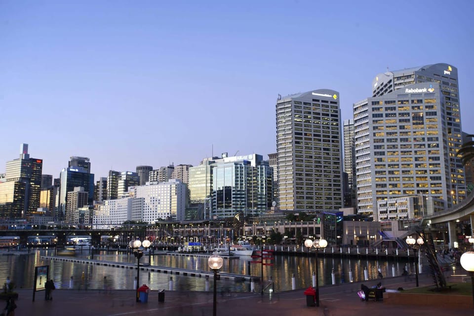 13 mins walk to Darling Harbour
