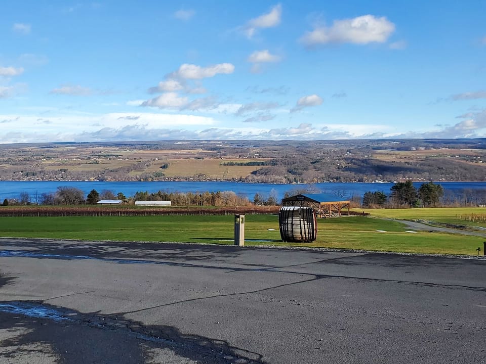 Glenora winery! Beautiful views of the lake and up the road from your stay!