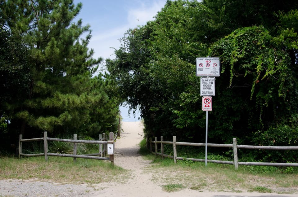 Beach access 400 yards from house
