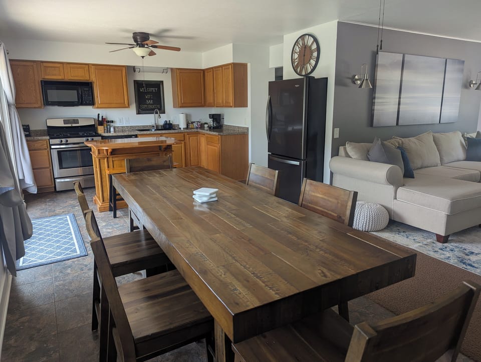 Dining table great for family dinner or game night!