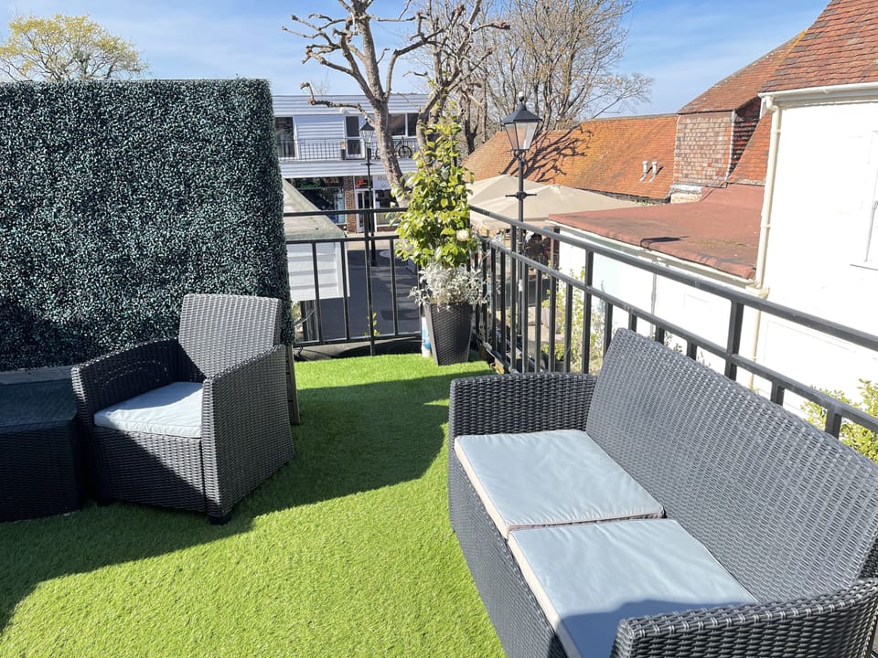 The terrace, overlooking Earley Court