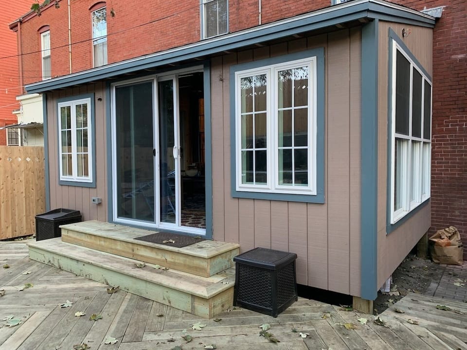 Sunroom from outside