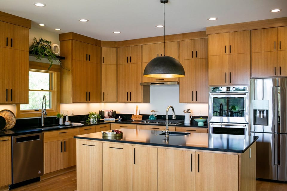 Beautiful, new chef's kitchen with everything you could want.
