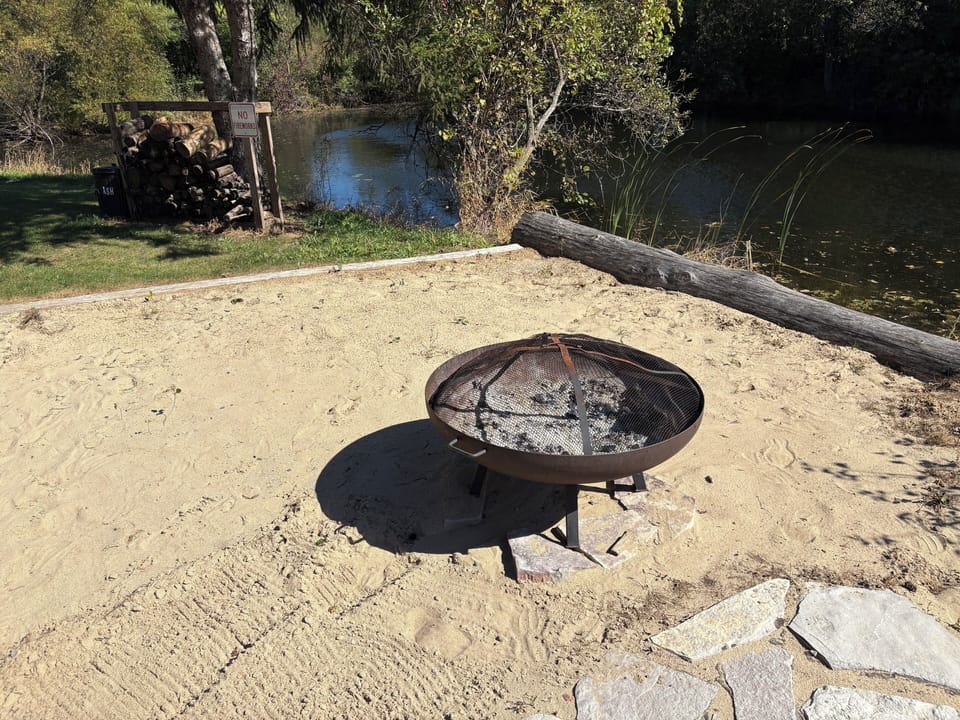 Beach firepit.