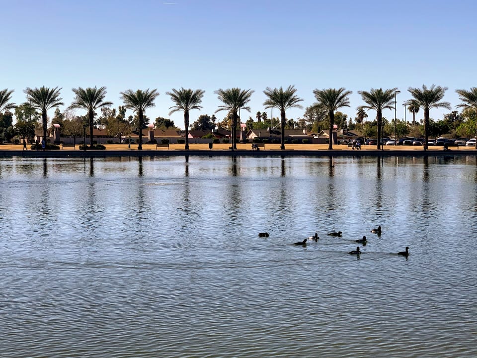 Walk to the scenic Mesa Riverview Park right next to cubs stadium