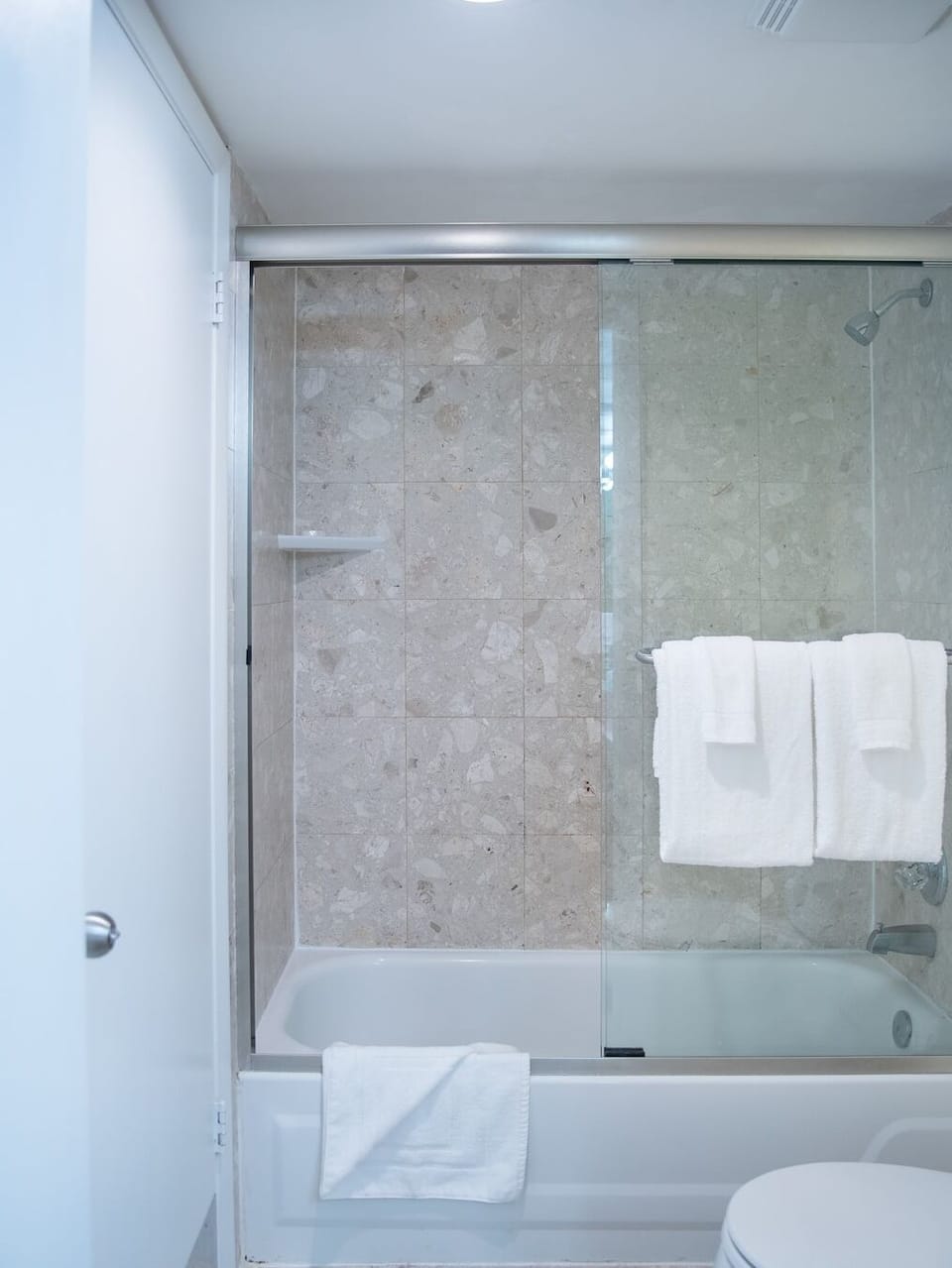Bathroom with the essential toiletries provided!