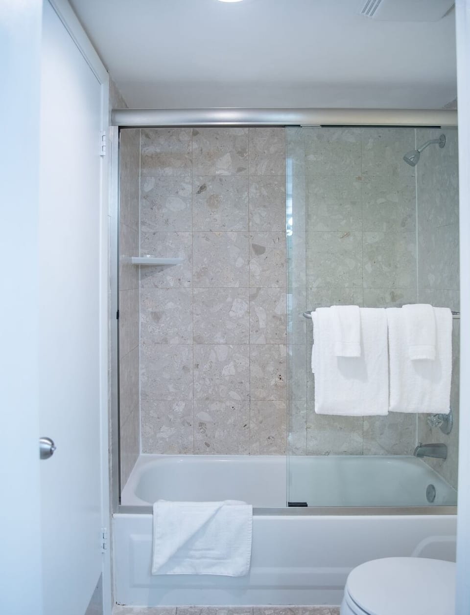 Bathroom with the essential toiletries provided!