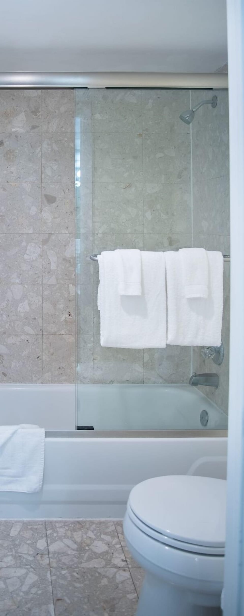 Bathroom with the essential toiletries provided!