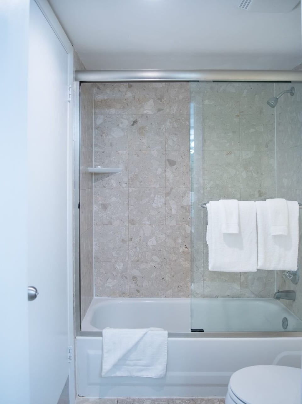 Bathroom with the essential toiletries provided!
