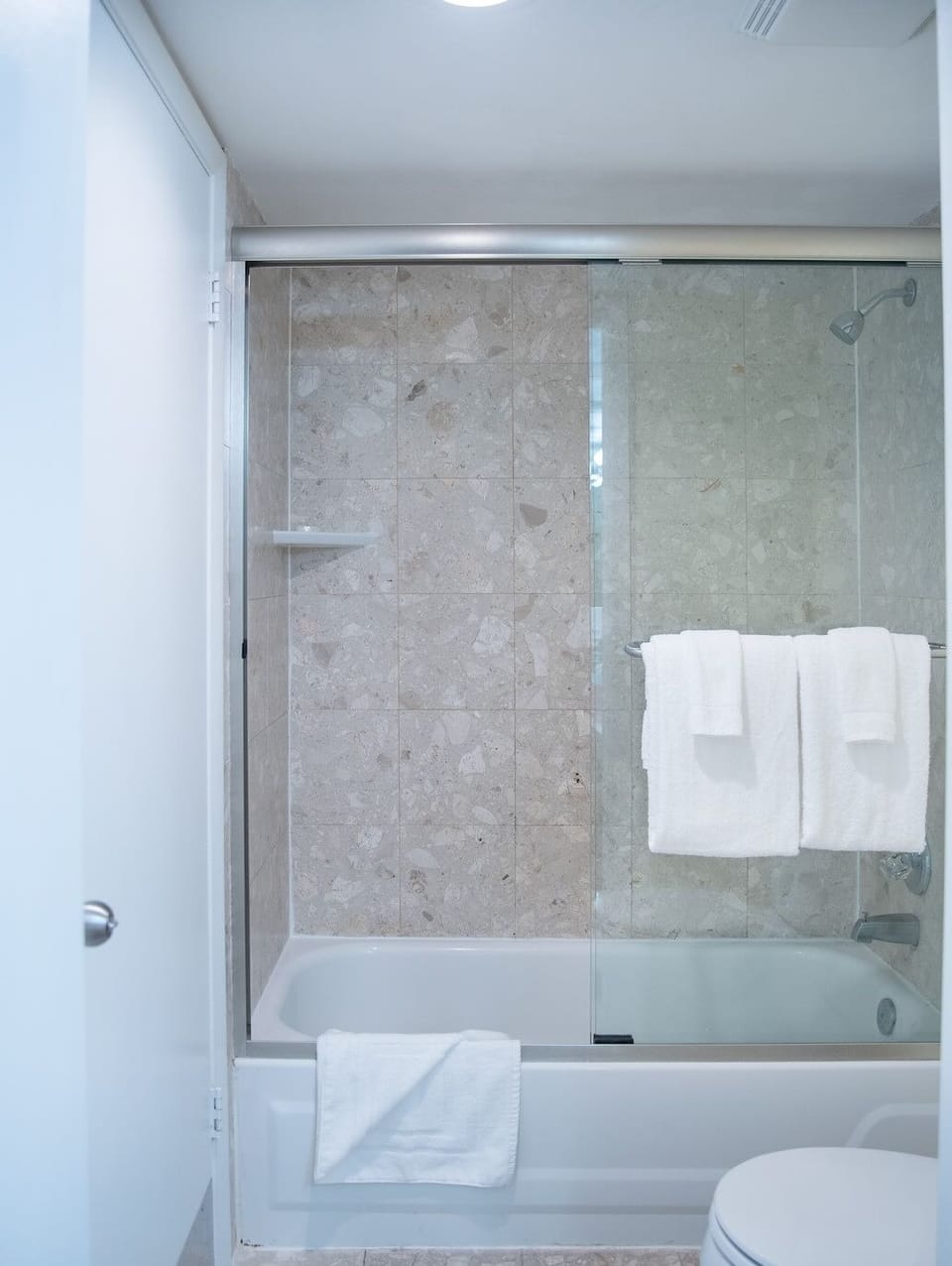 Bathroom with the essential toiletries provided!