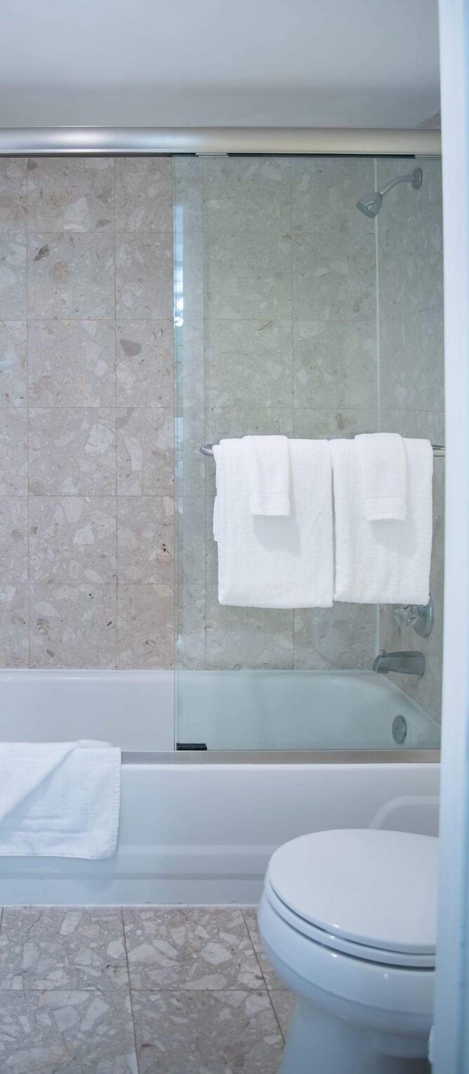 Bathroom with the essential toiletries provided!