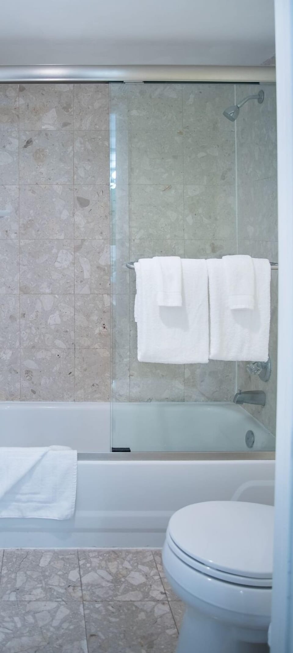 Bathroom with the essential toiletries provided!