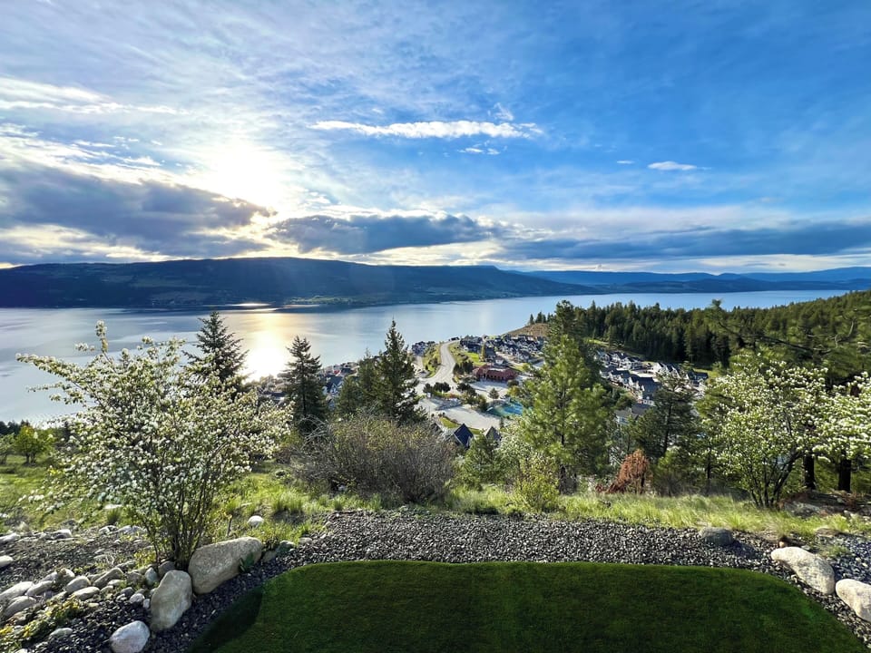 View from the deck. 