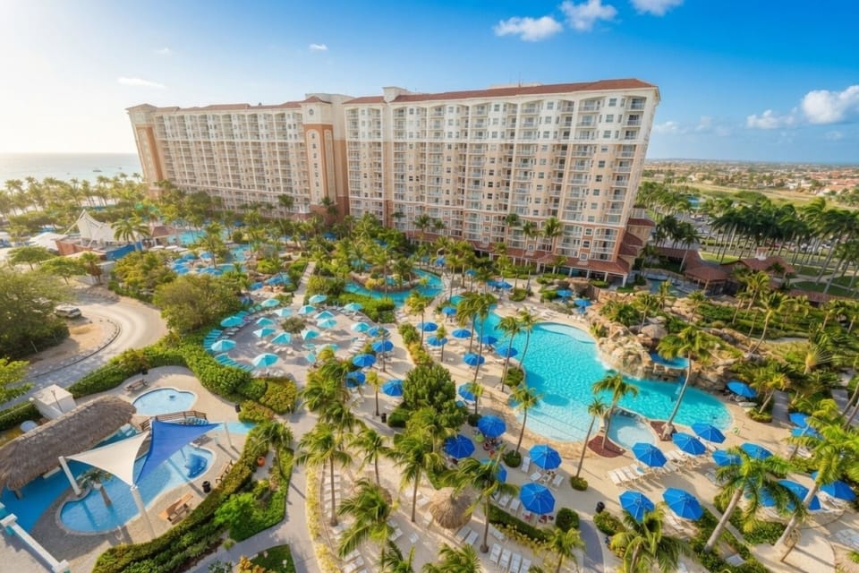 Resort Aerial • Pools & Ocean Views