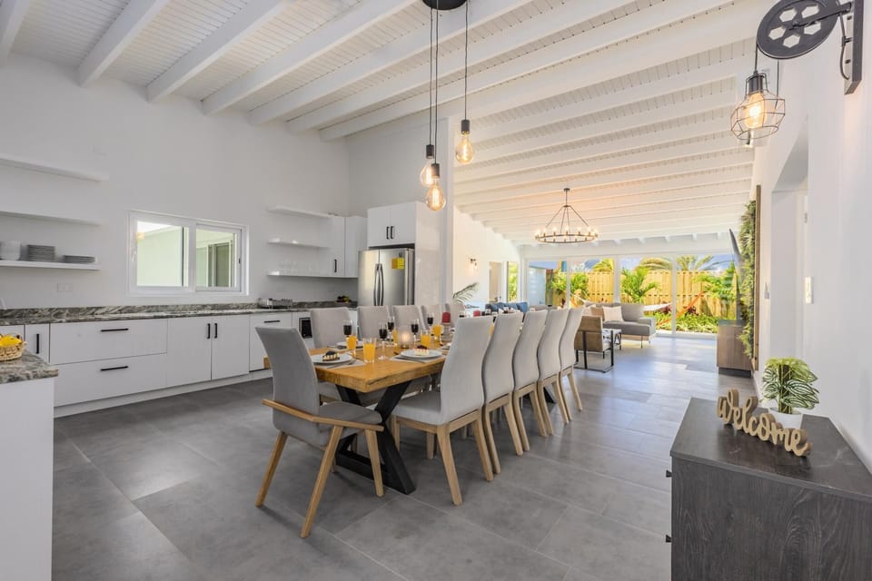 With this elegant 12 seater dining table and chairs, every day is a feast for your family.