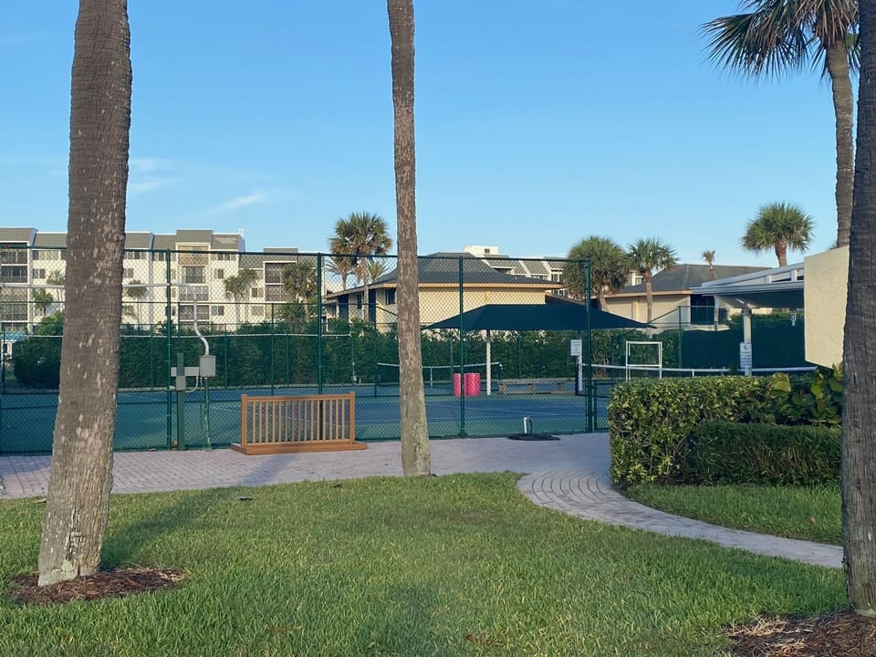 1 of 2 tennis centers; the other is clay court