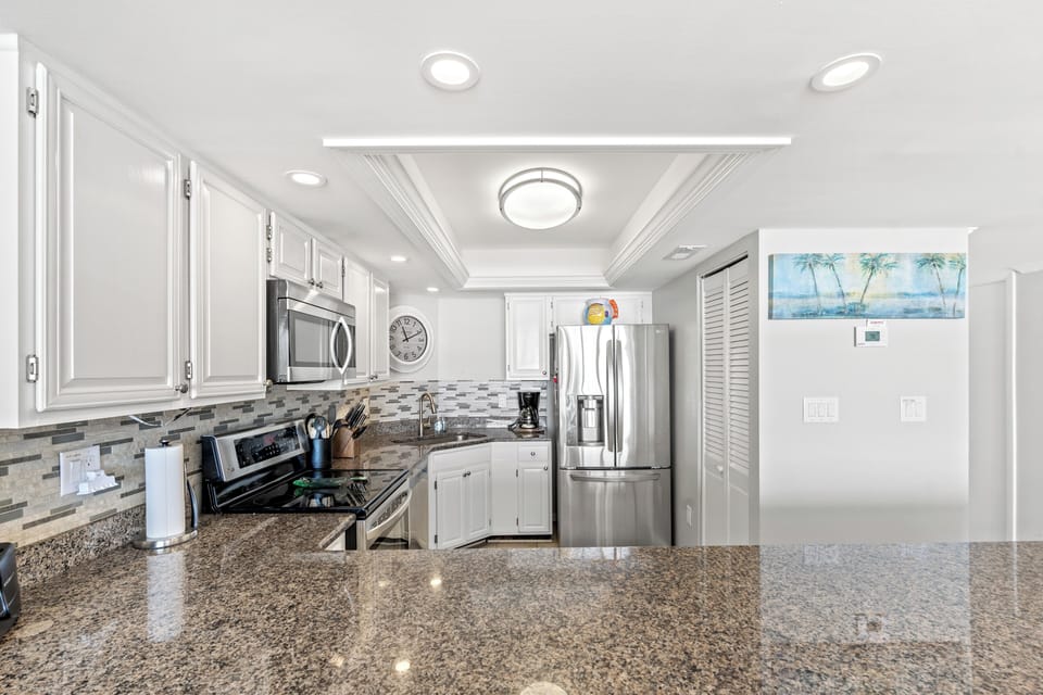 The family chef will love this updated kitchen complete with a huge workspace.