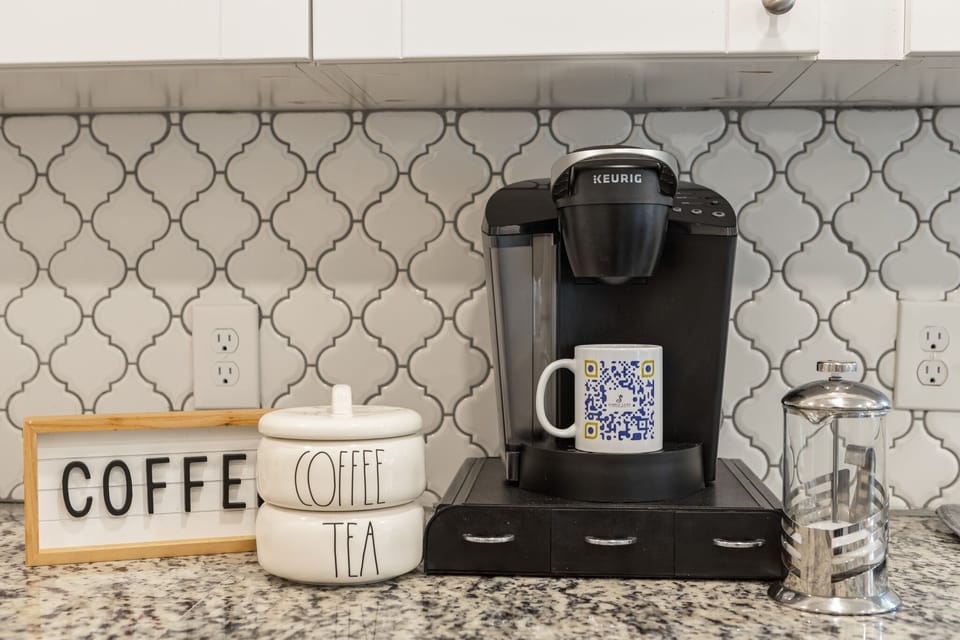 Wake and enjoy a delicious coffee or tea on us!