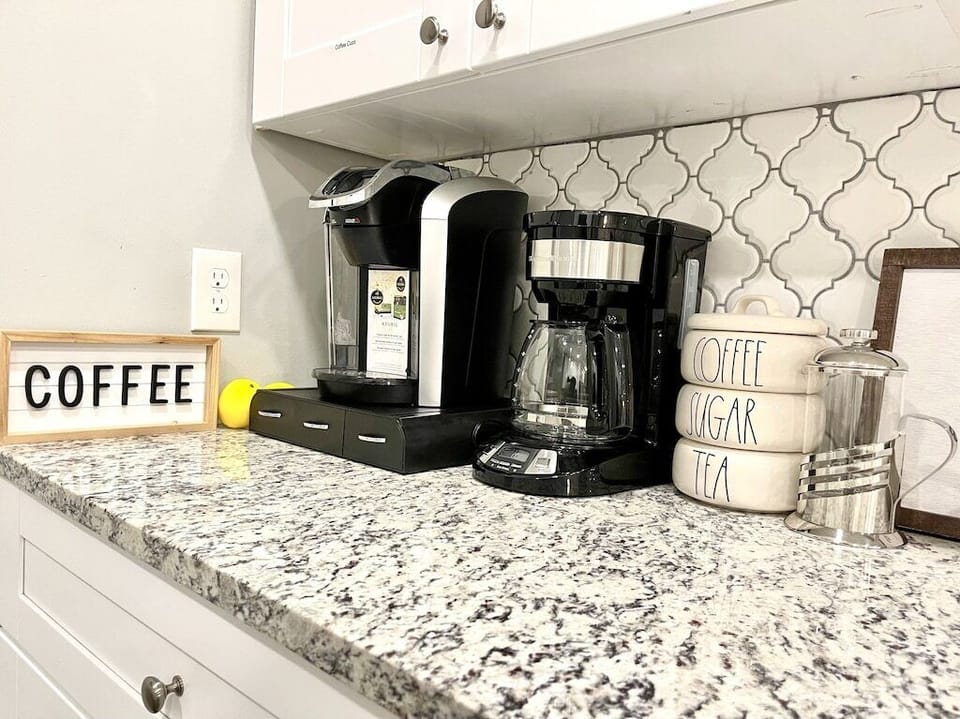 Enjoy a coffee and/or tea daily!