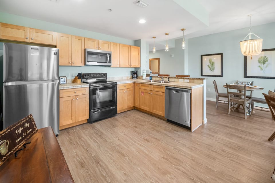 Fully equipped kitchen