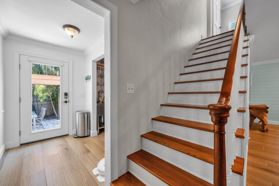 Stairs to second Master Bedroom Upstairs