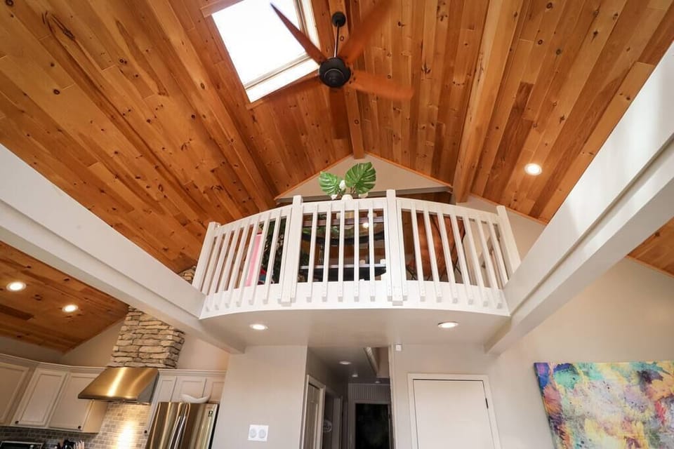Juliet balcony that leads to the Master Bedroom 