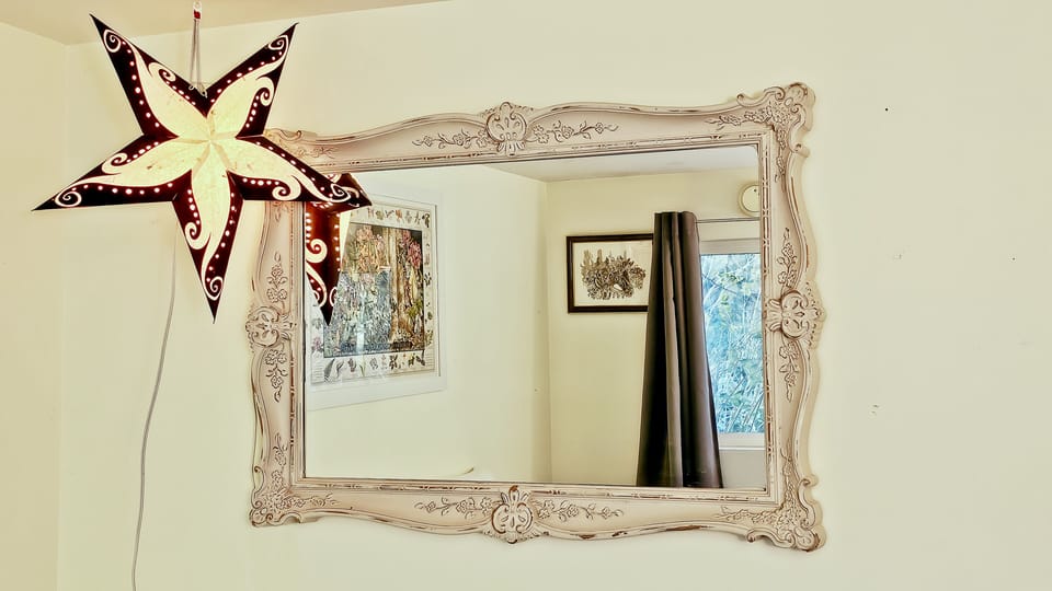 Second bedroom with queen-sized bed.