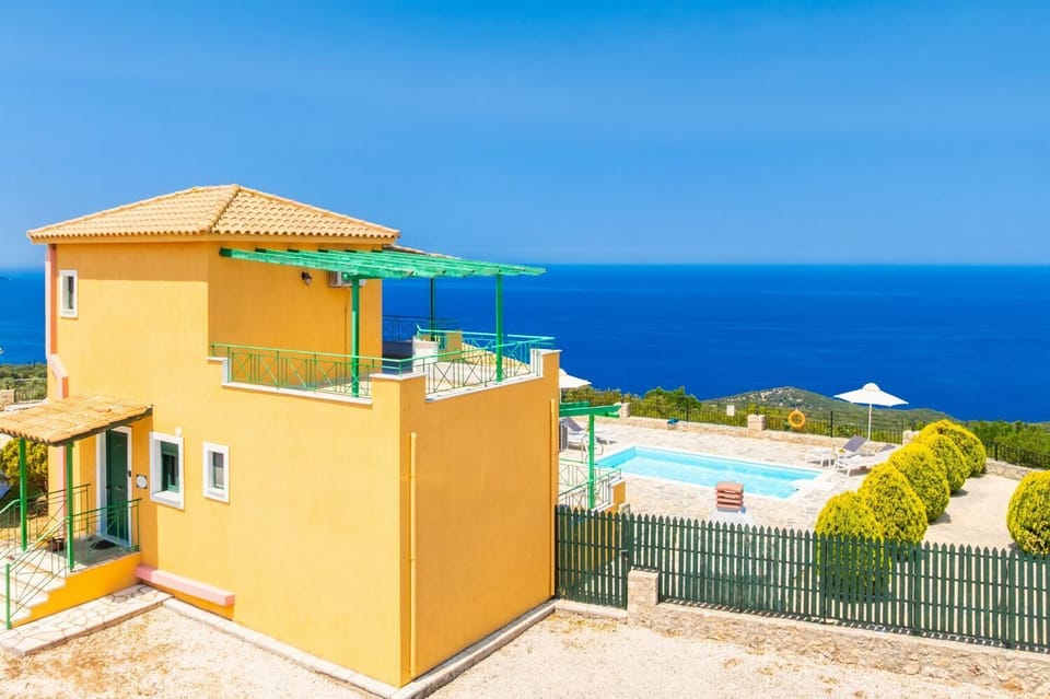 Beautiful villa with private pool and terrace with panoramic sea views