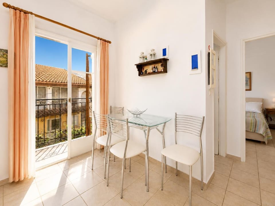 Dining area and balcony access