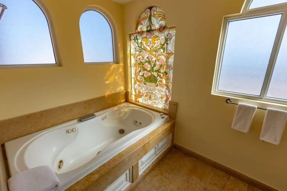 Downstairs master bathroom