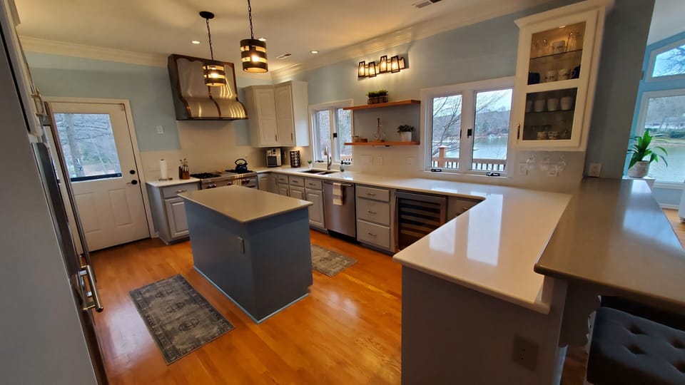 Renovated and well appointed chef's kitchen