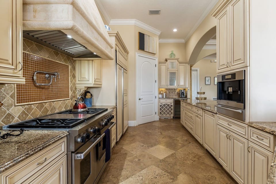 The kitchen will have all the supplies you will need to prepare all of your family meals
