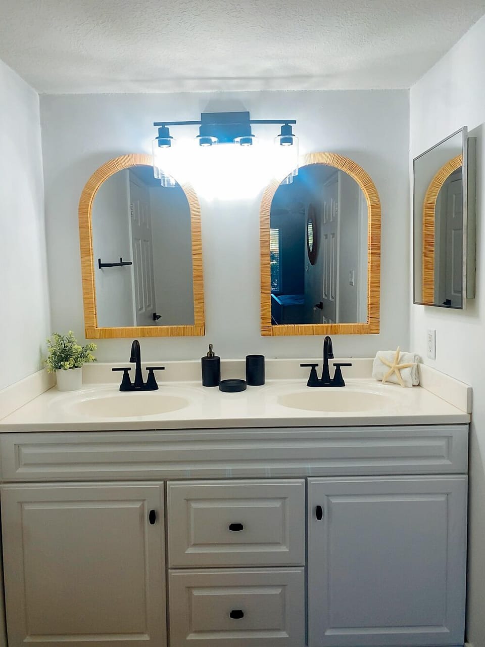 Master bathroom vanity