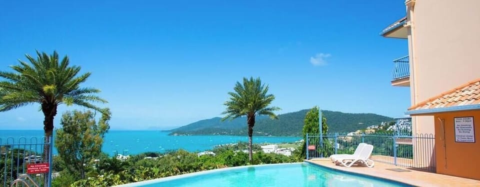 Pool with ocean view.
Book direct and save. www.holidayinthewhitsundays.com
office number 0448253469