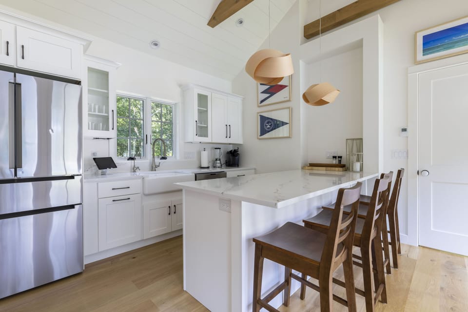 Pool house kitchen