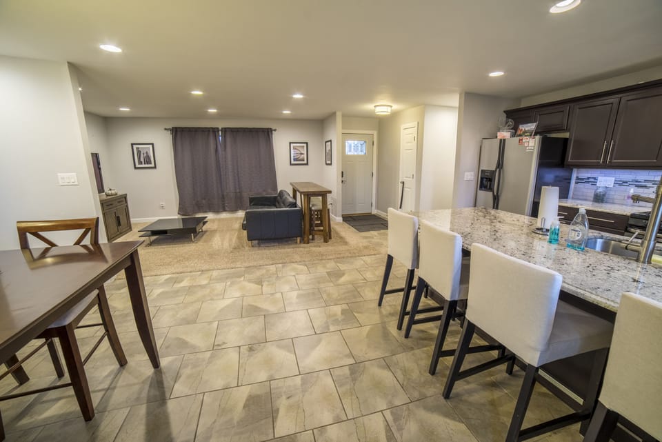 Open concept living area.