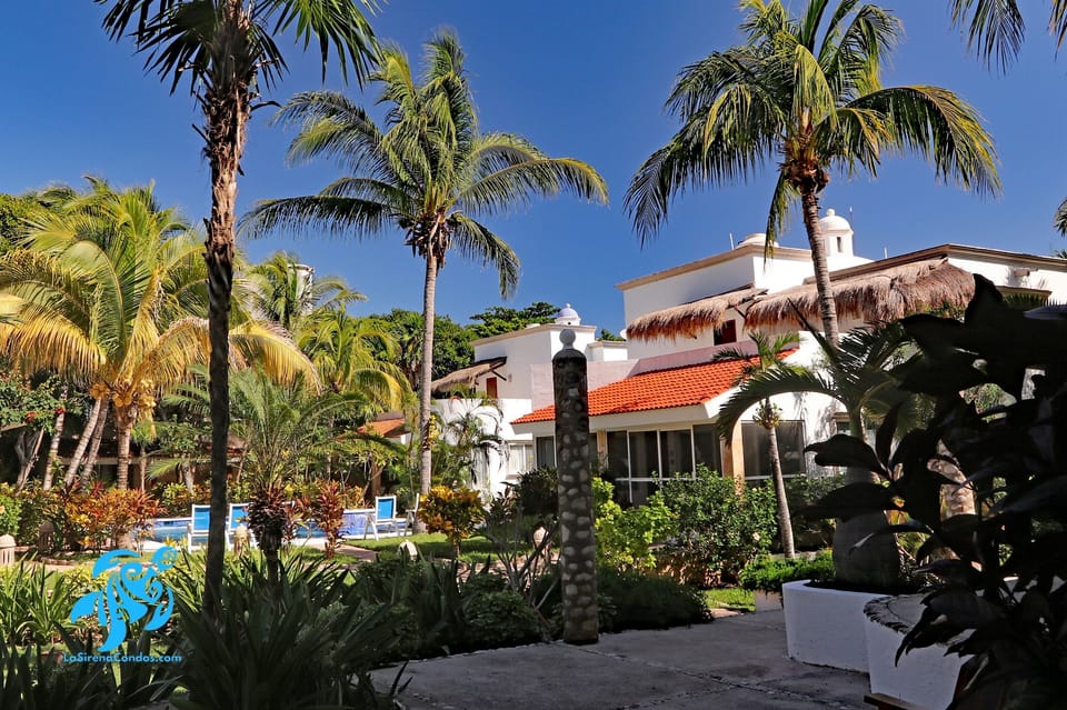 The VIlla is Nestled In the Center of Our Gardens