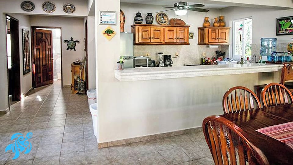 The expansiveness of the main living area