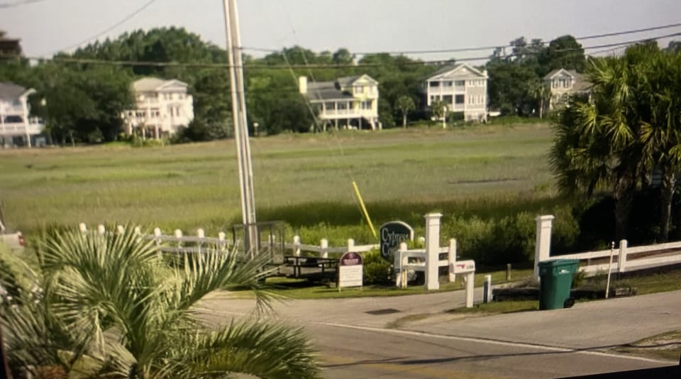 View of the Inlets from the balcony . 
