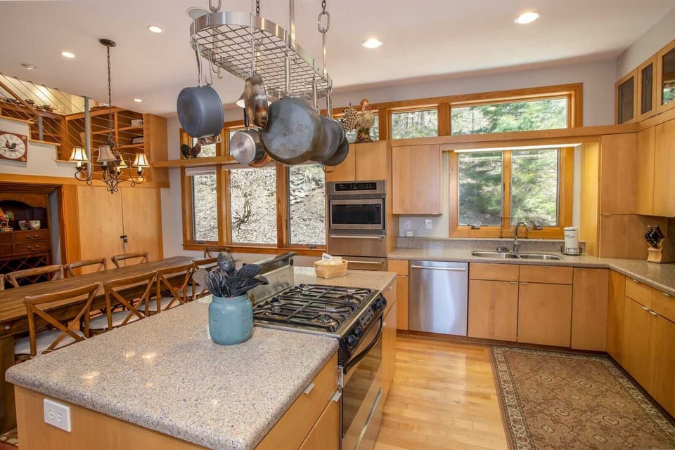 Well Stocked Large Modern Kitchen